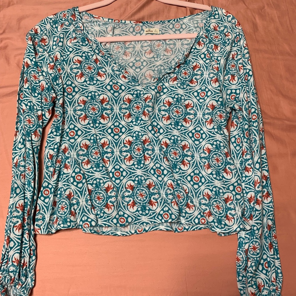 Teal Long Sleeve Shirt